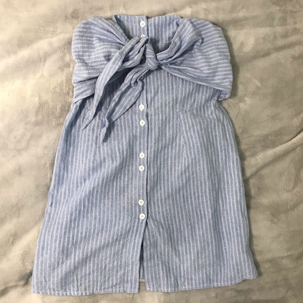 Blue sundress